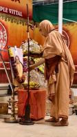 Shri Devi Pujana by HH Swamiji; Picture Courtesy Shri Jaikishan Kandlur